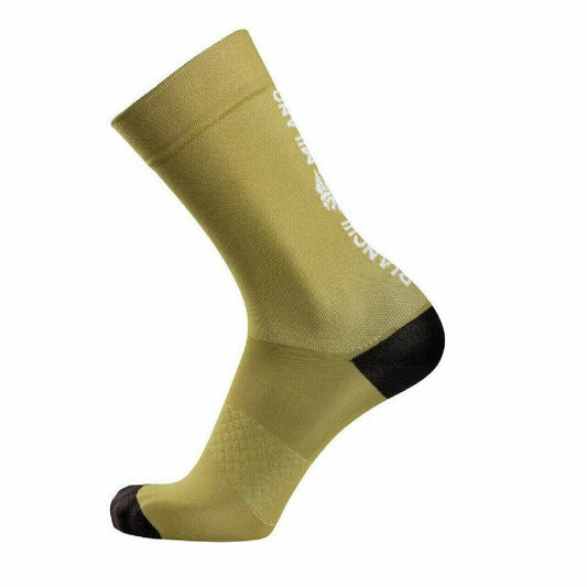 Cycling Socks Bianchi Milano Oreto Olive Green/Black Cycling Socks