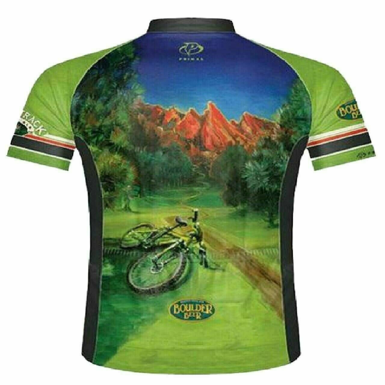 Cycling Jersey Primal Wear Boulder Beer Singletrack Copper Ale Men's 3/4 zip SM