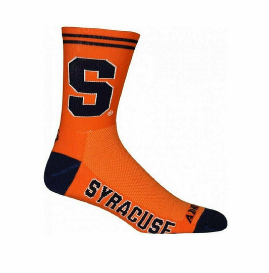 Cycling Socks Syracuse University Orange 5" Crew Cycling Socks Orange