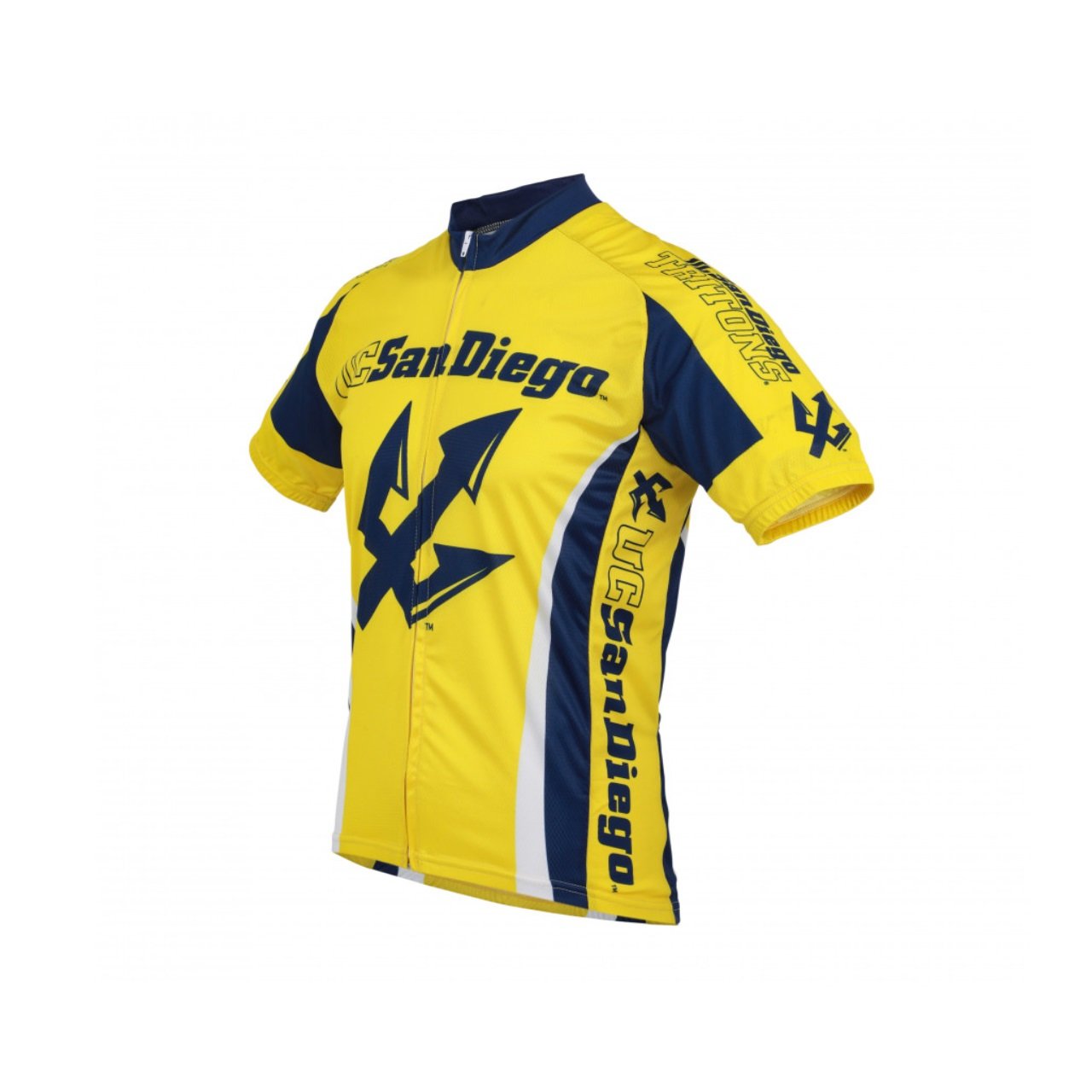 University of California San Diego UCSD Men's Full Zip Cycling Jersey