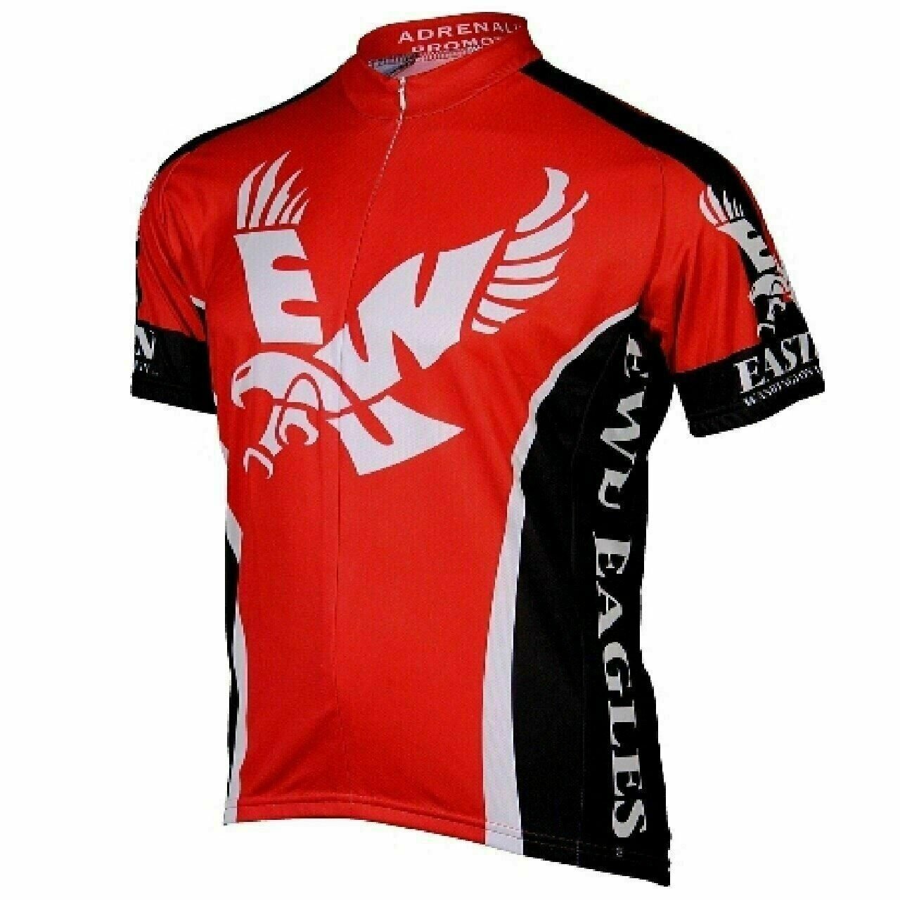 Eastern Washington University Full zip Men's Short Sleeve Cycling Jersey