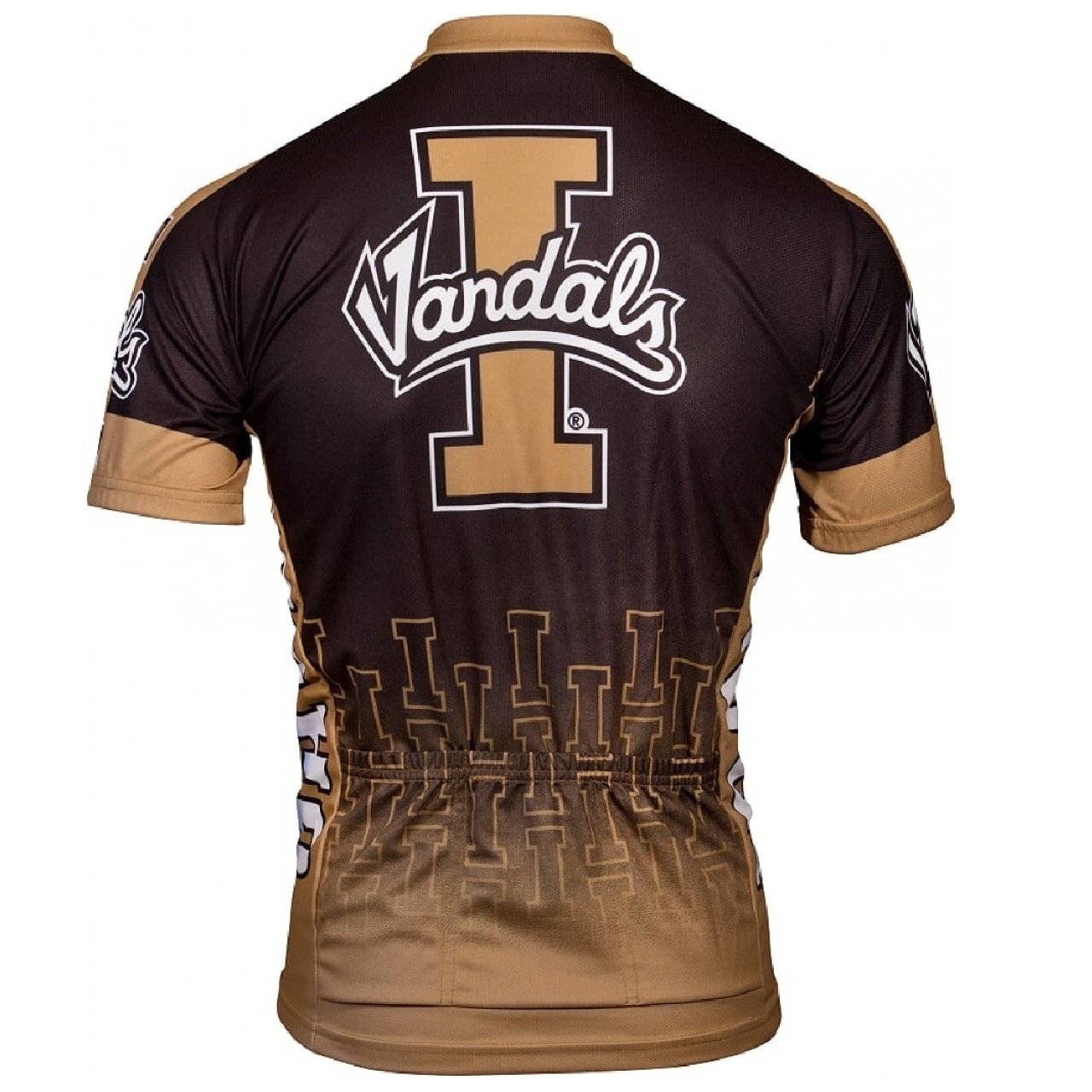 Adrenaline Promo Idaho University Vandals Full ziip Men's Cycling Jersey