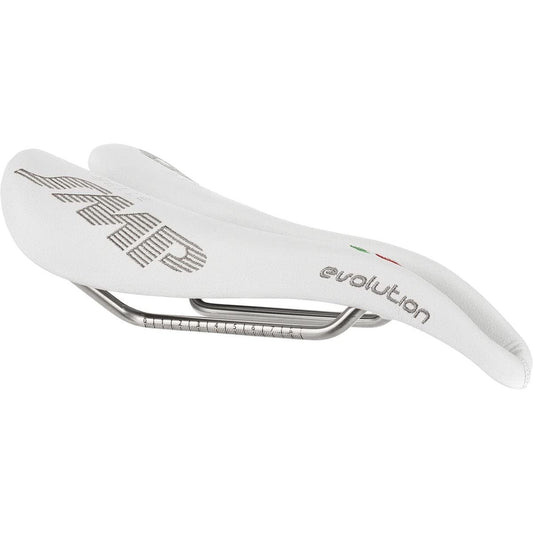 Selle SMP Evolution Bike Saddle White, 129mm | Bicycle Seat