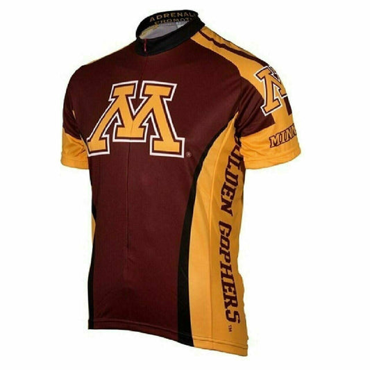 Cycling Jersey University of Minnesota Golden Gophers College 3/4 zip Men's