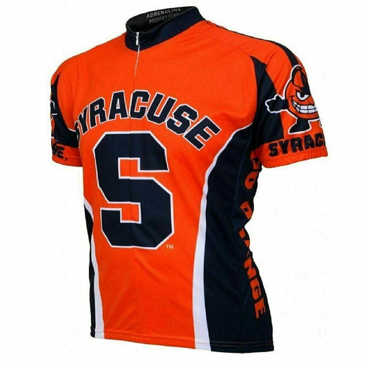 Adrenaline Promo Syracuse University Orangeman Full Zip Cycling Jersey