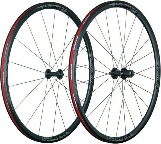 Vision Team 30 Comp Wheelset 30mm Alloy Clincher 18H x 24H 11 speed shimano