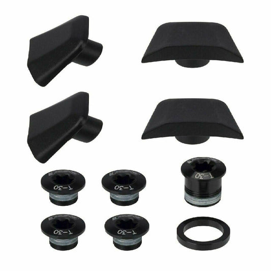 Chainring Bolts FSA Chainring Bolt Kit for SL-K Light ABS Cranks (10 pc) Black