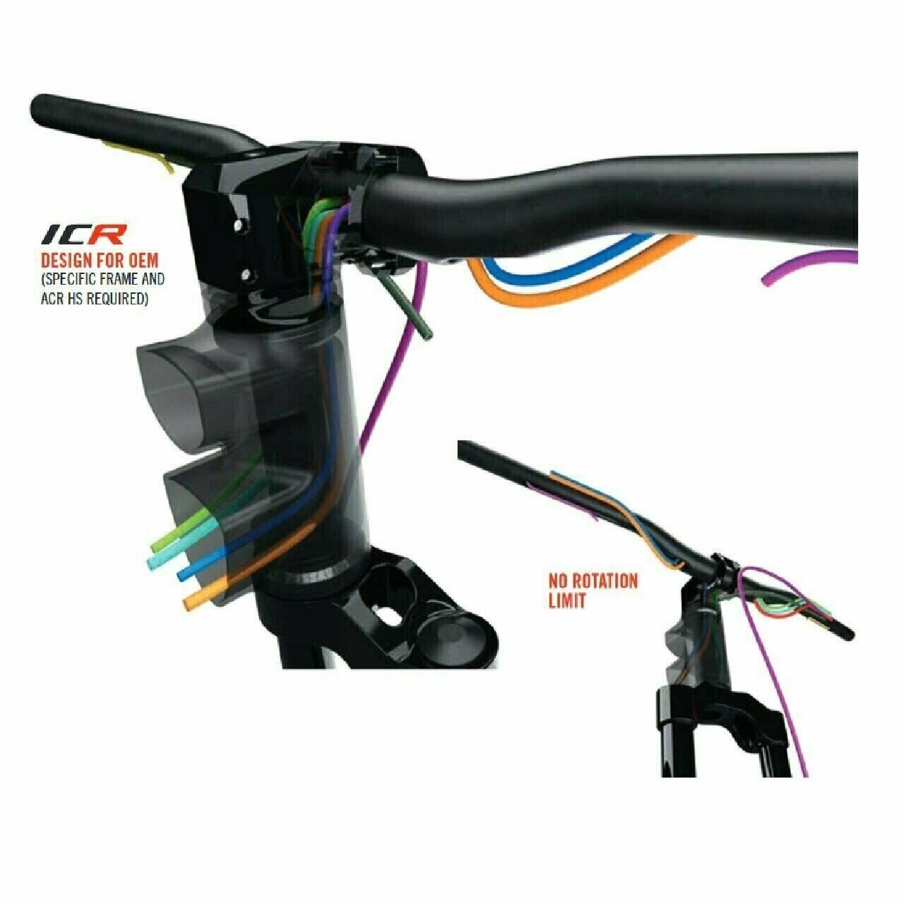 FSA KFX MTB SiC Integrated Carbon ICR Handlebar & Stem -12º x L65 x 780mm