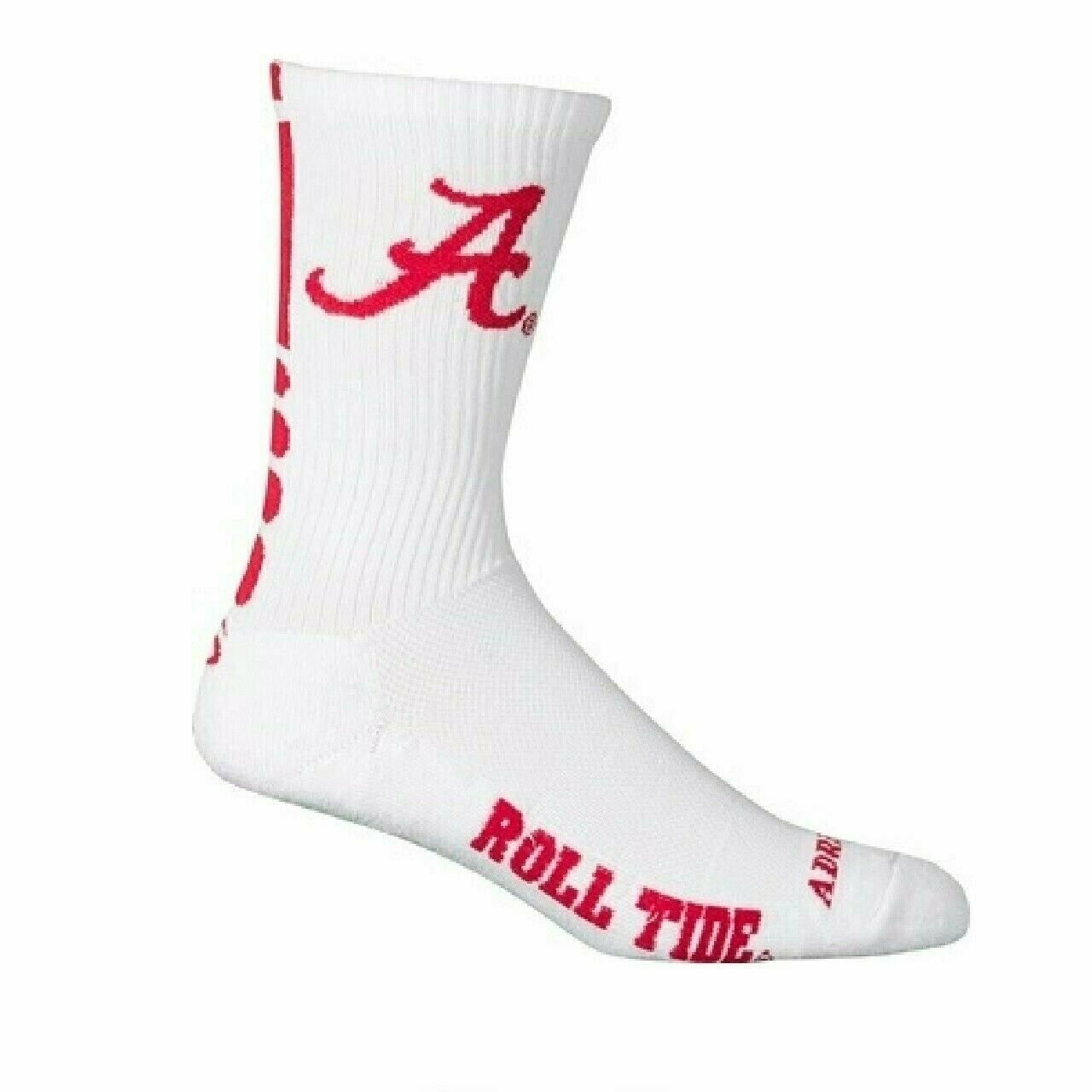 Cycling Socks University of  ALABAMA 1/2 Cush Bamboo-7" Cycling  Socks