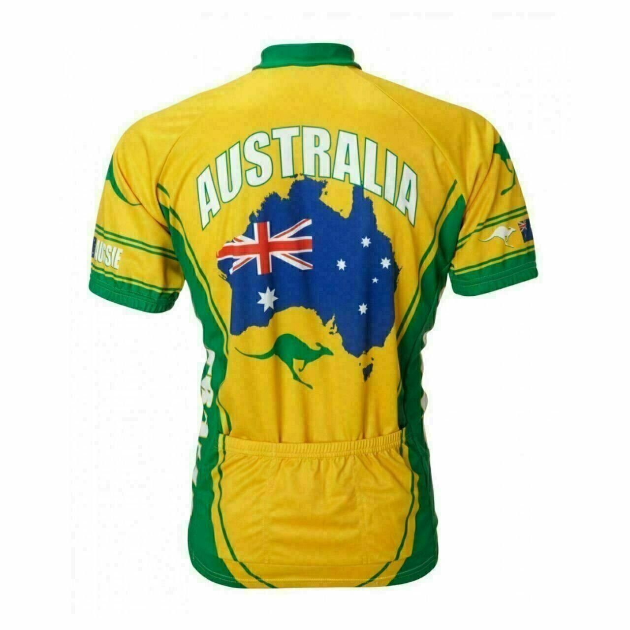 Cycling Jersey Australia country pride Short sleeve men's cycling jersey