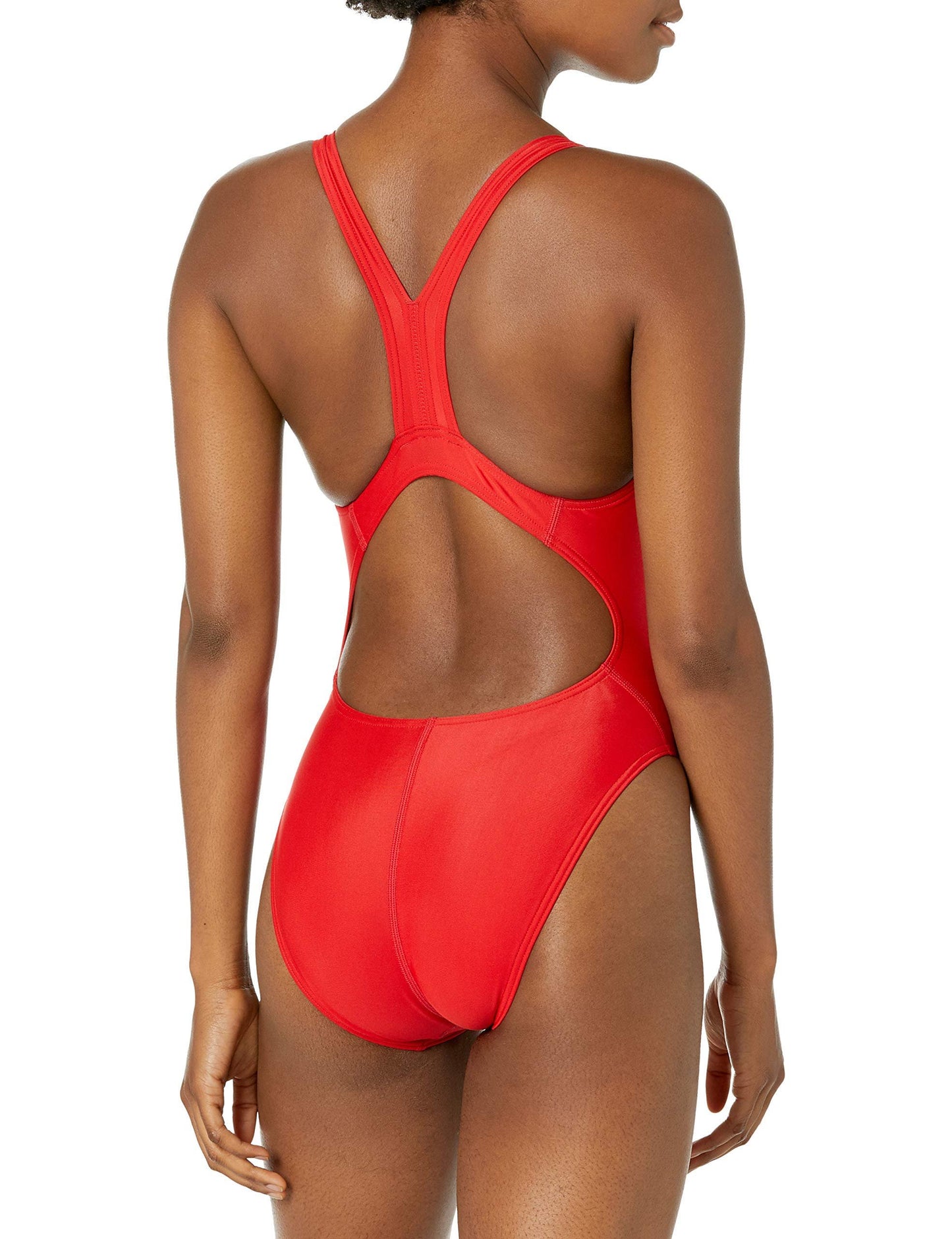 Speedo Womens One Piece Prolt Super Pro Solid Adult Swimsuit, Speedo Red, 26