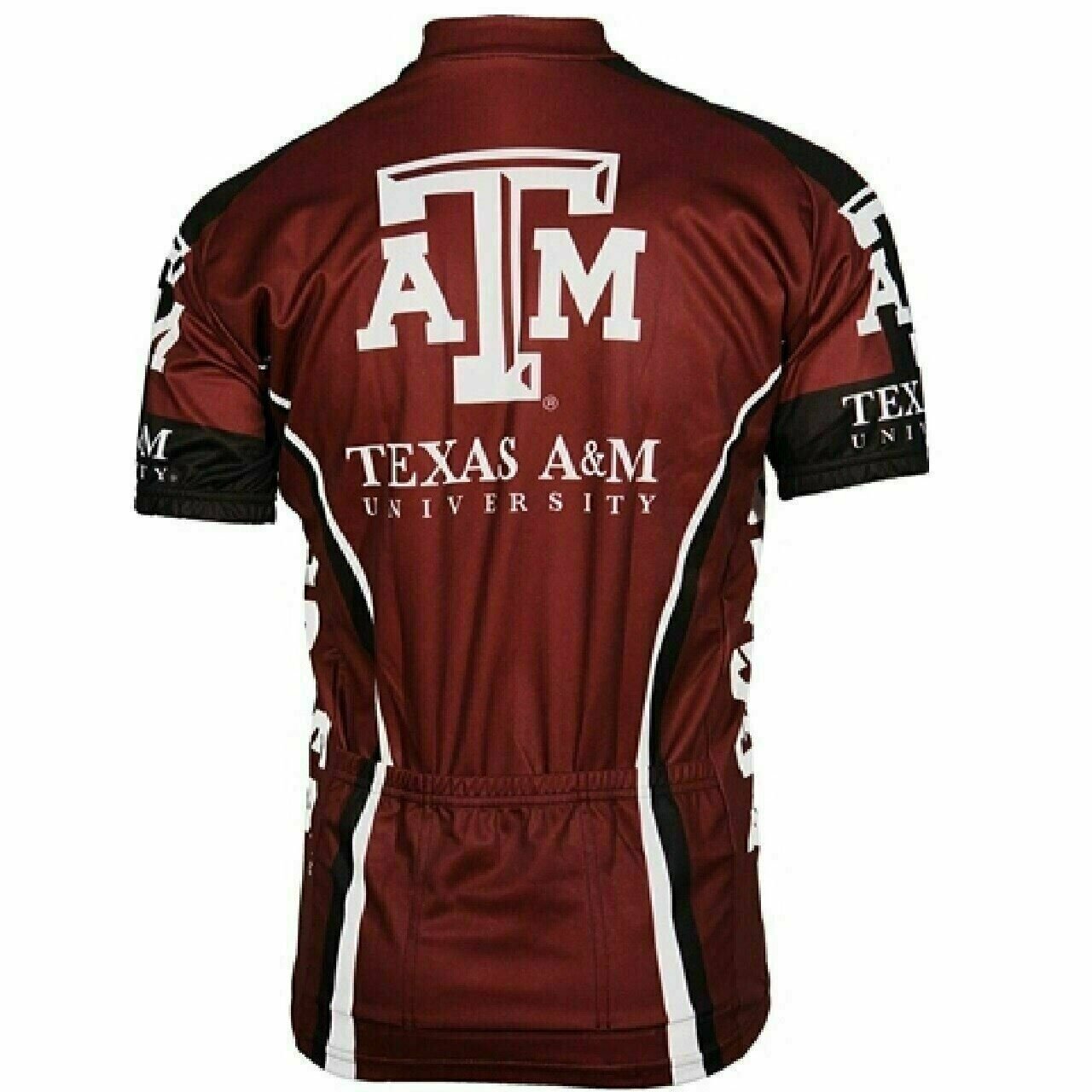 Cycling Jersey Texas A&M Aggies CollegeFull zip Men's Cycling Jersey