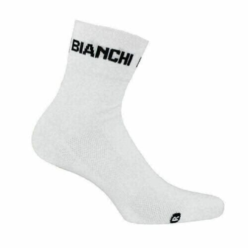 Cycling Socks Nalini Bianchi-Milano Asfalto Cycling Socks White