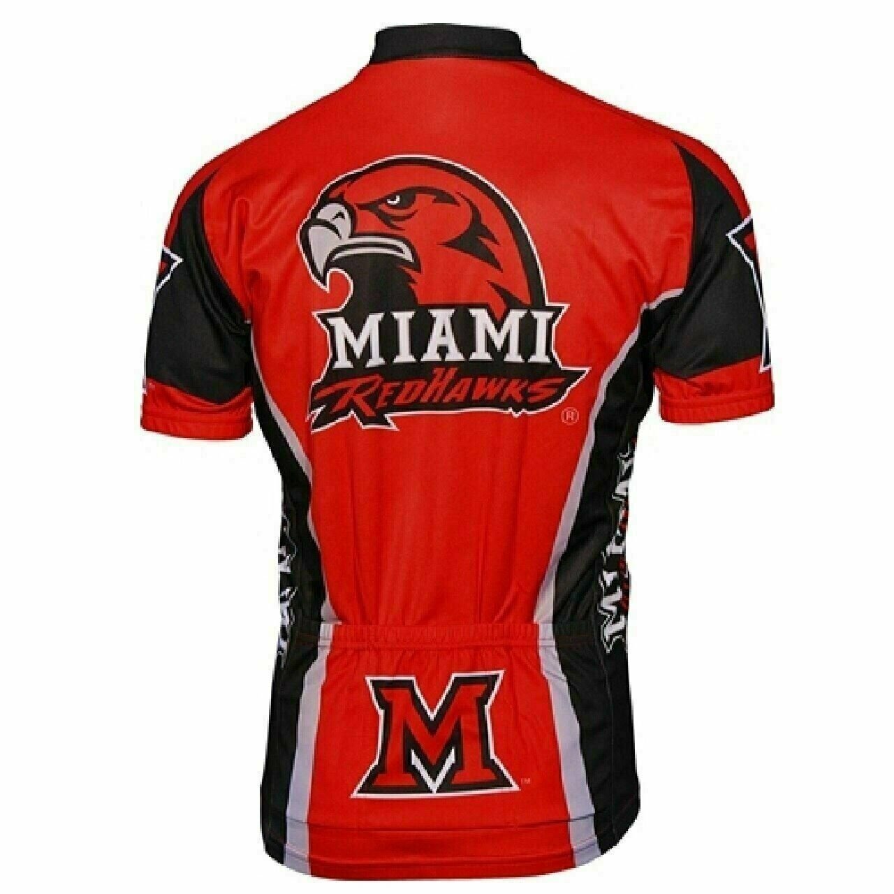 Cycling Jersey Miami of Ohio Redhawks Full zip Men's Cycling Jersey