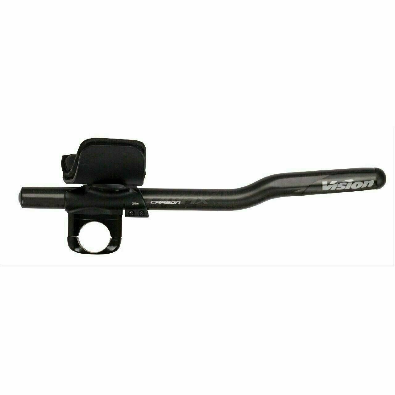 Aero Bar Carbon Clip-On Vision Trimax 31.8x 230-290 Adjustable R-Bend Black