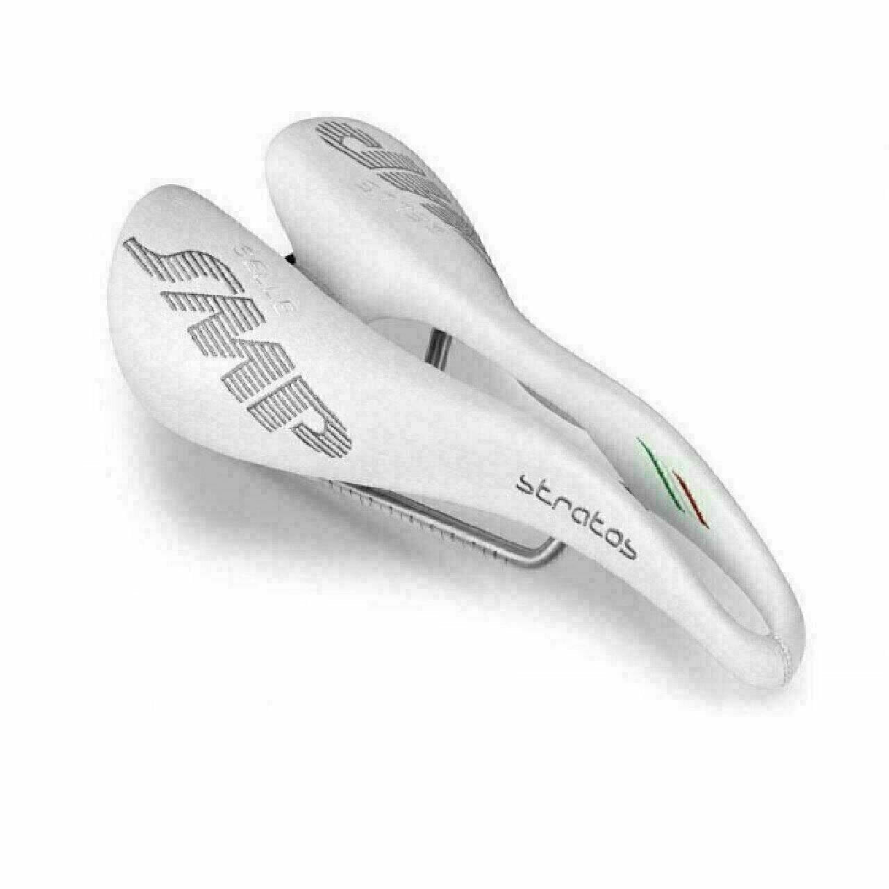 Bike Saddle Selle SMP Stratos Pro Bike Saddle Bike Seat White