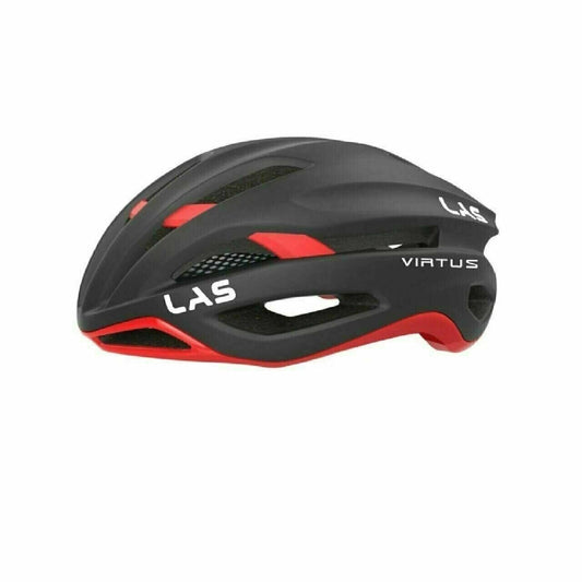 LAS Virtus Cycling Road Bike Helmet - Black/Red |Cycling Helmet