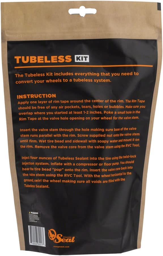 Orange Seal Tubeless Kit - Mountain x 24mm - Standard Sealant