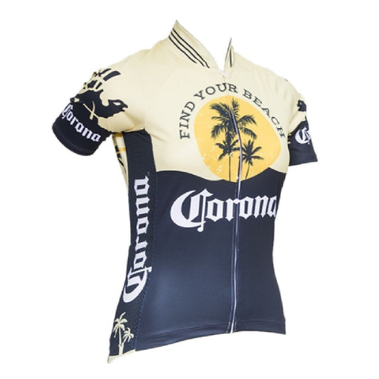 Cycling Jersey Vintage Corona Look, Women's XL, full zip short sleeve