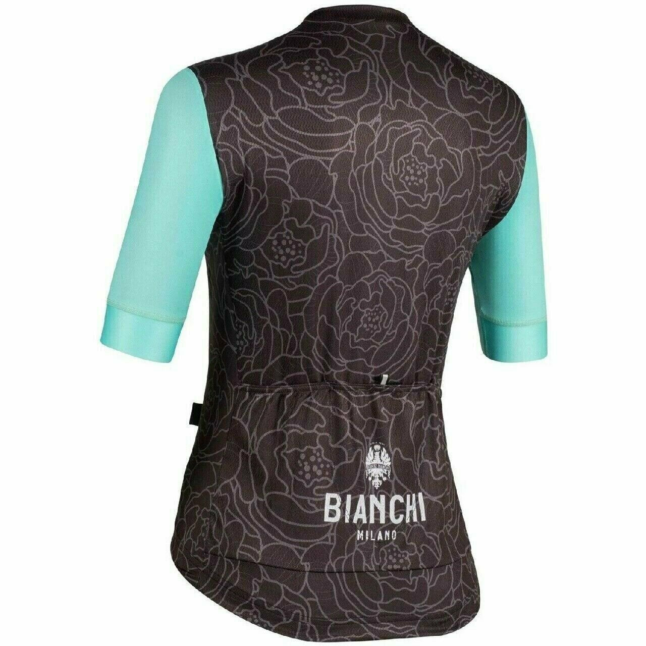 BIANCHI MILANO SOSIO short sleeve cycling Jersey Women's Black