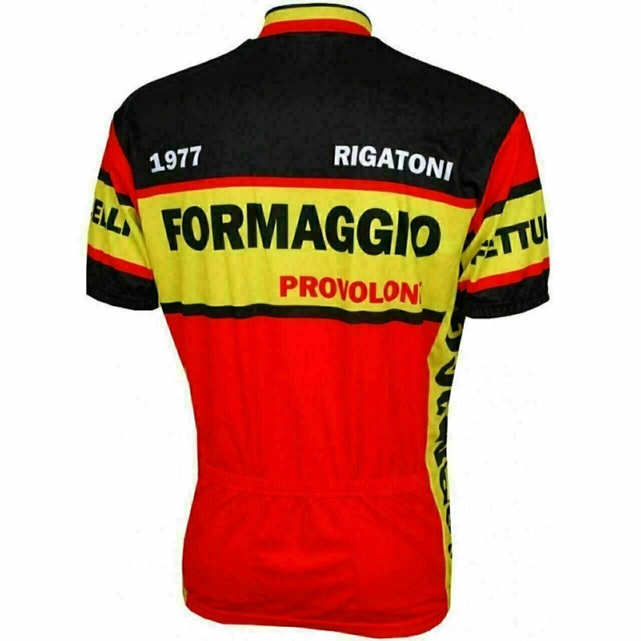 Cycling Jersey Formaggio 1977 Retro Short sleeve 19" zip men's cycling jersey