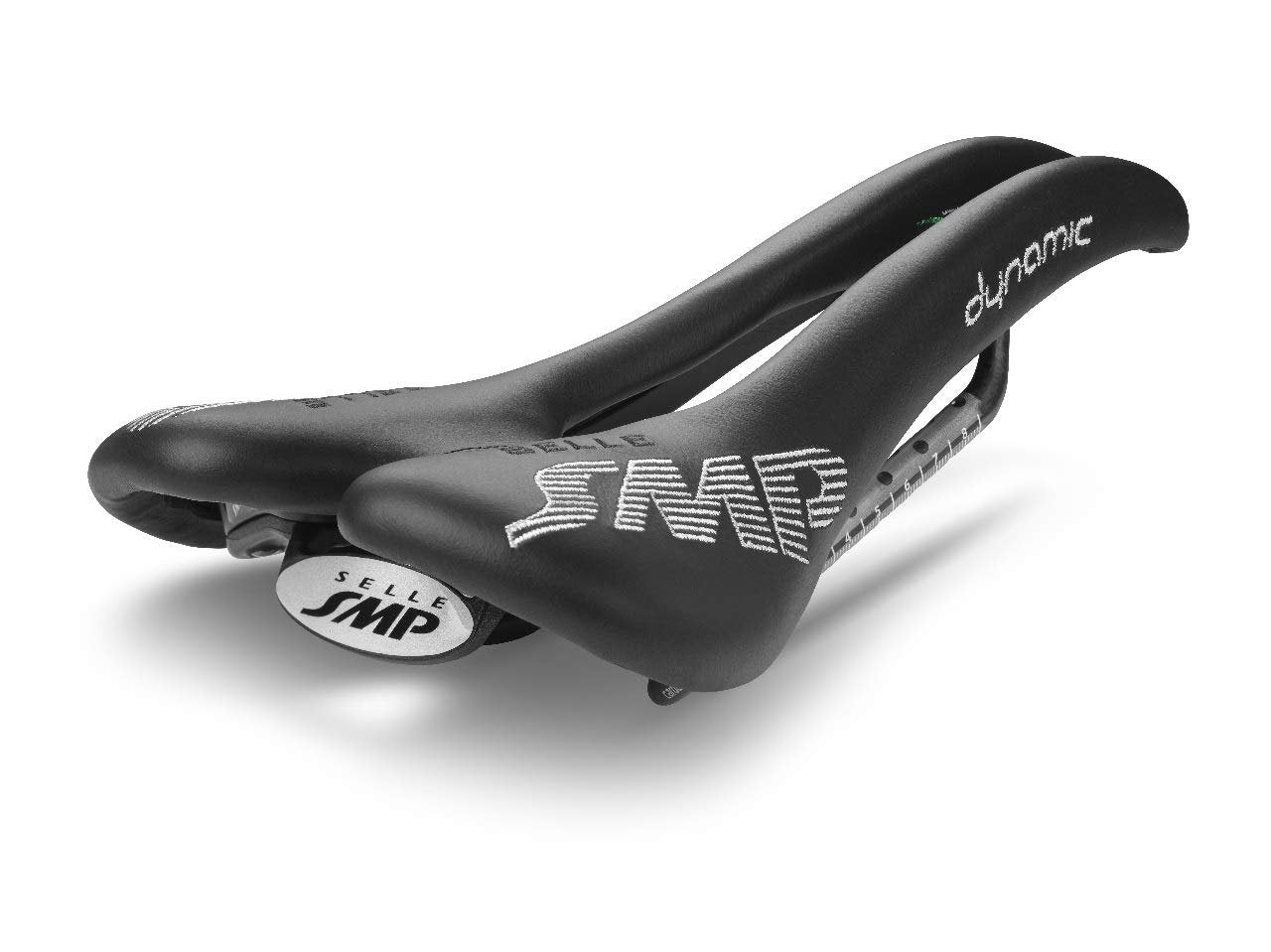 Selle SMP Dynamic Bicycle Saddle Seat - Carbon Rails - White Made in Italy