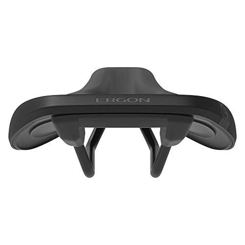 Ergon Men's SMC Sport Gel Saddle, Bike seat Black, M/L