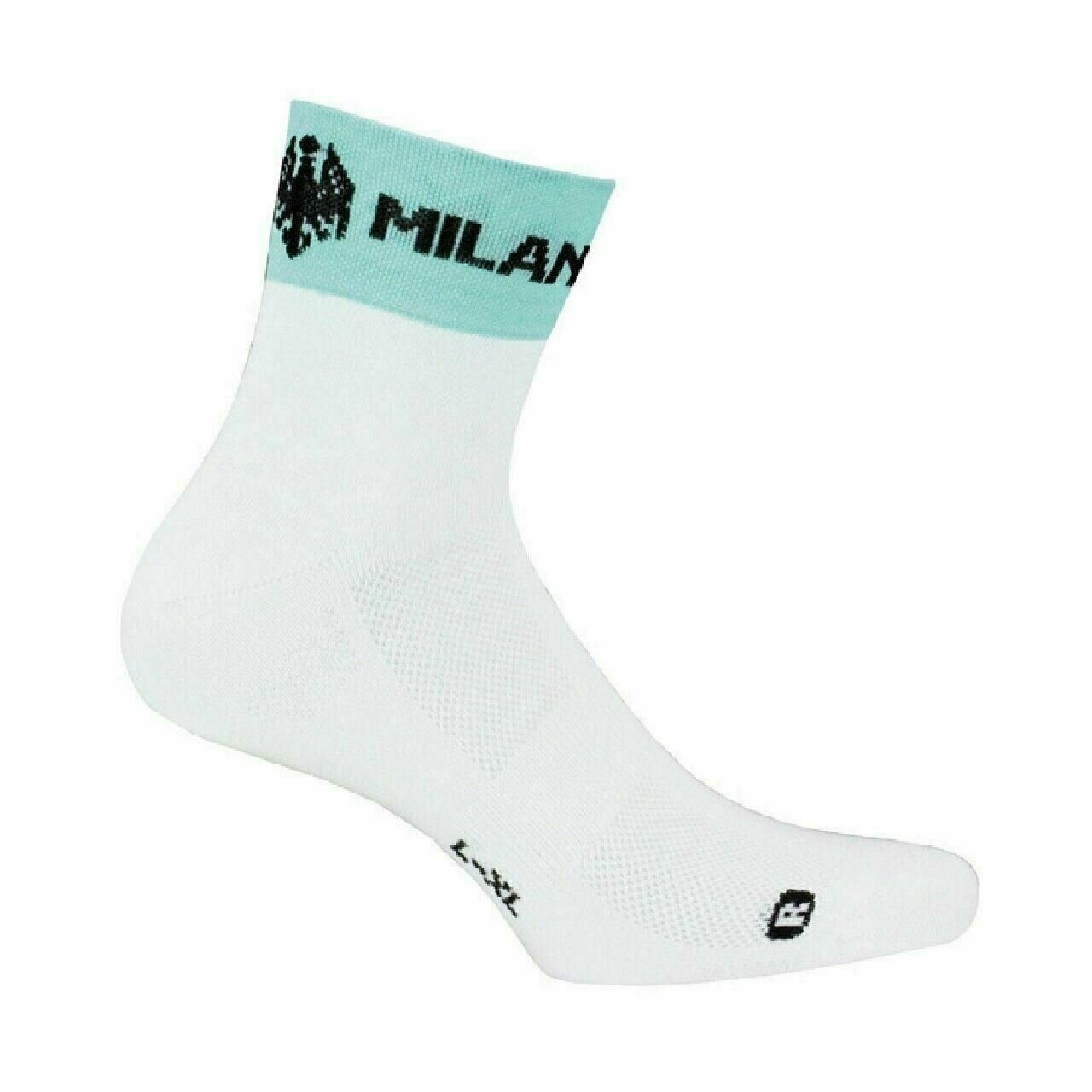 Nalini Bianchi-Milano Asfalto Cycling Socks Celeste/White