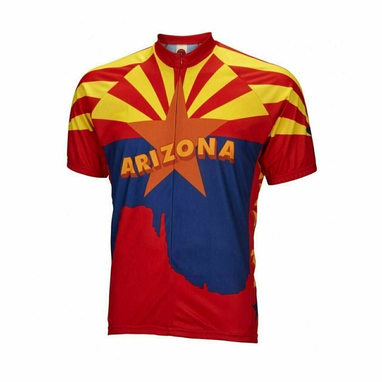 Cycling Jersey Arizona State Short sleeve Full zip men's cycling jersey