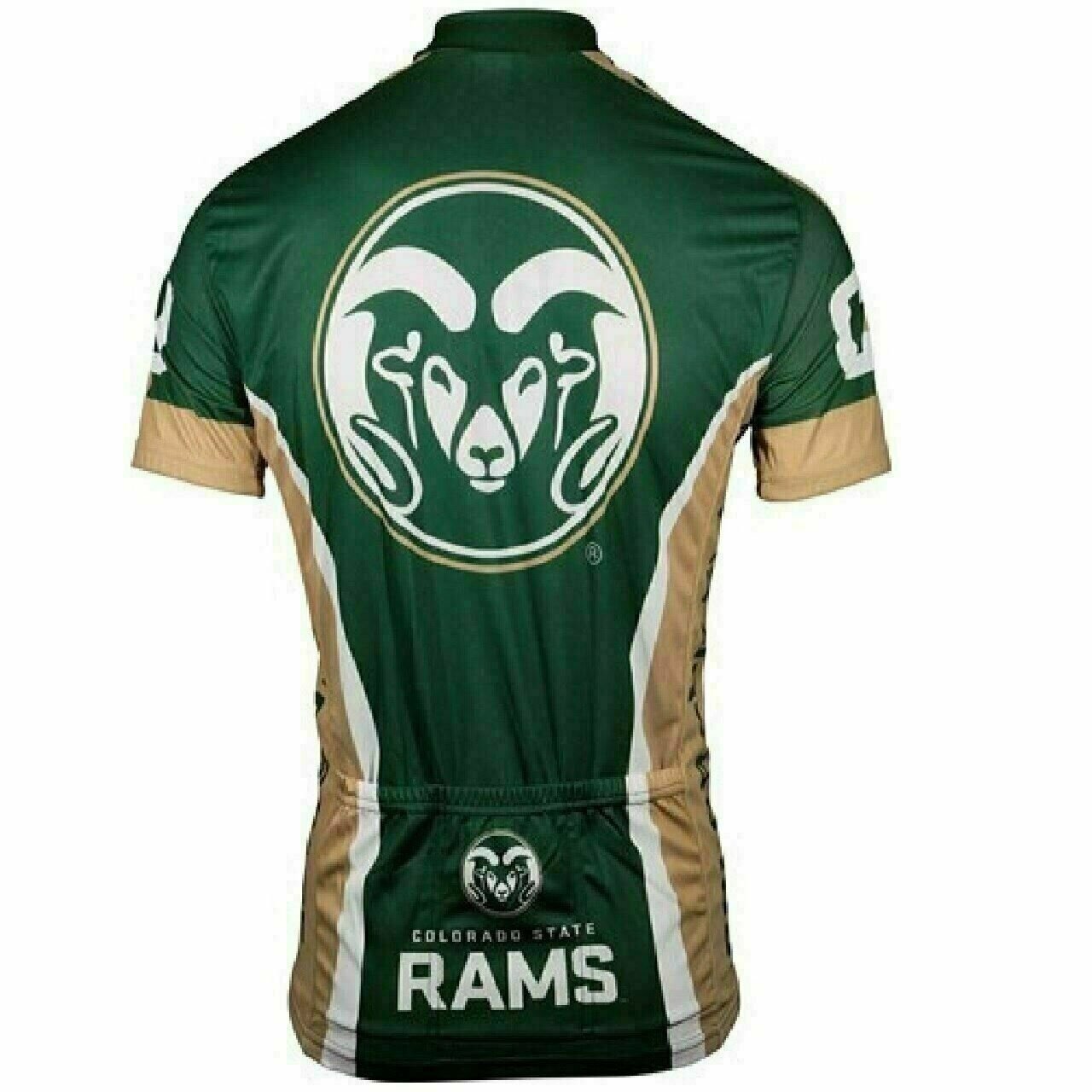 Adrenaline Promotions Colorado State University Cycling Jersey College Full zip Men's