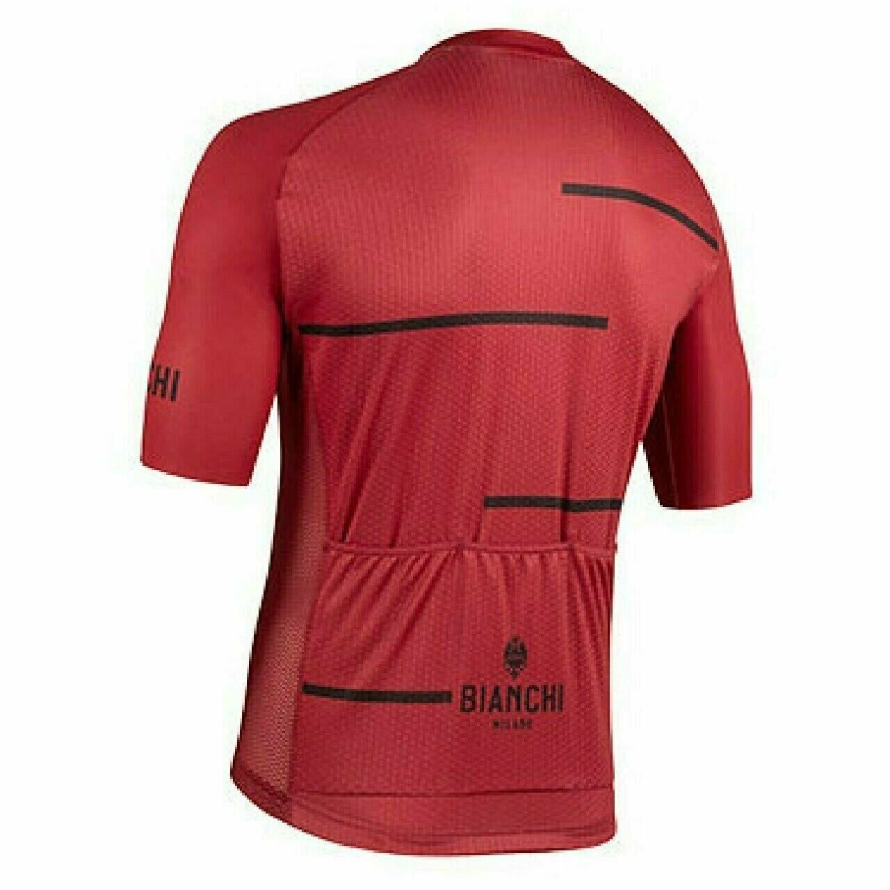 Cycling Jersey Nalini Bianchi Milano Disueri Short Sleeve Red