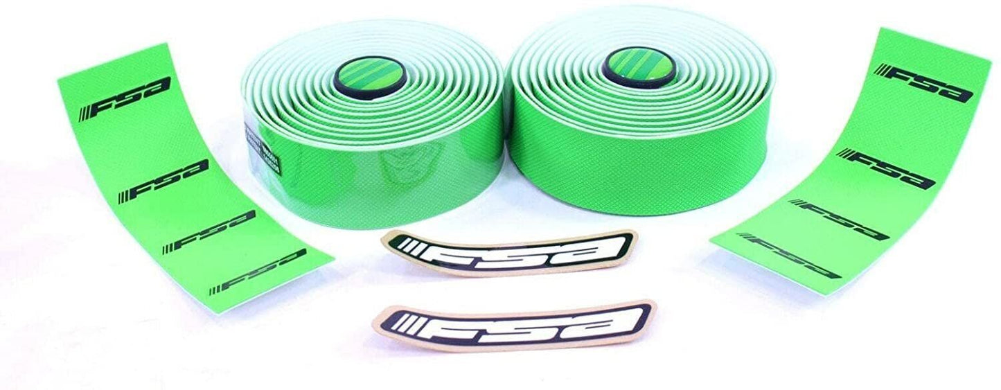 FSA PowerTouch Handlebar Tape Green, One Size