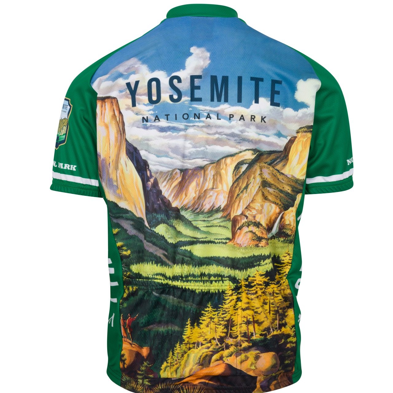 Yosemite National Park Men's Full Zip Cycling Jersey