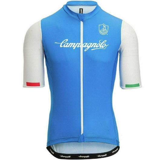 Campagnolo IRIDIO Cycling Jersey Long Zip Azzurro Italia