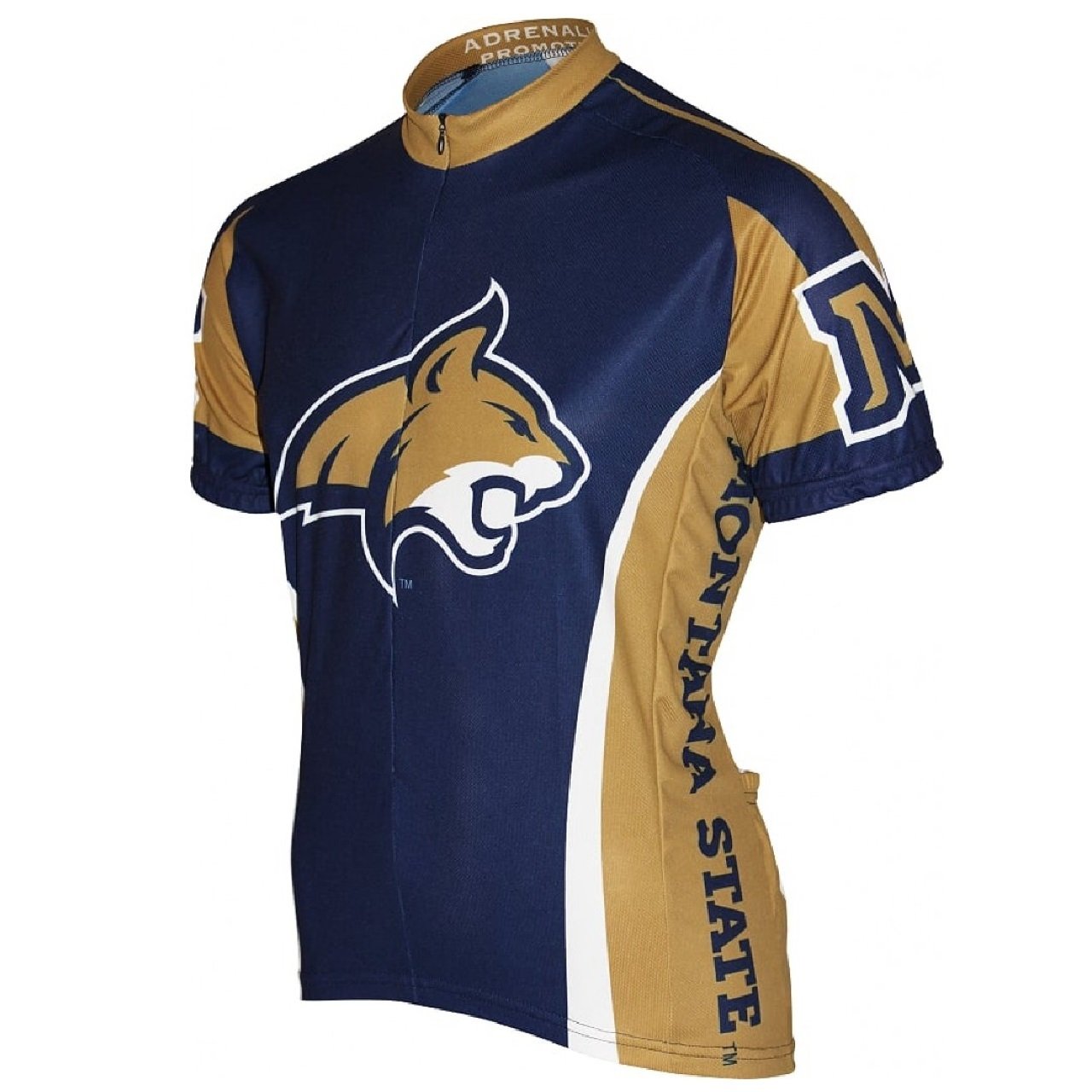 Adrenaline Promo Montana State University Full zip Men's Cycling Jersey