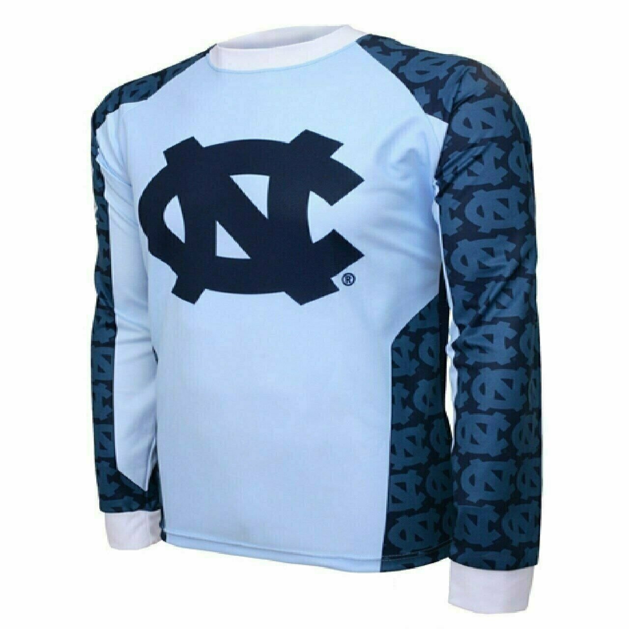 Cycling Jersey Adrenaline Promo UNC Tar Heel College LS Men's MTB Cycling Jersey