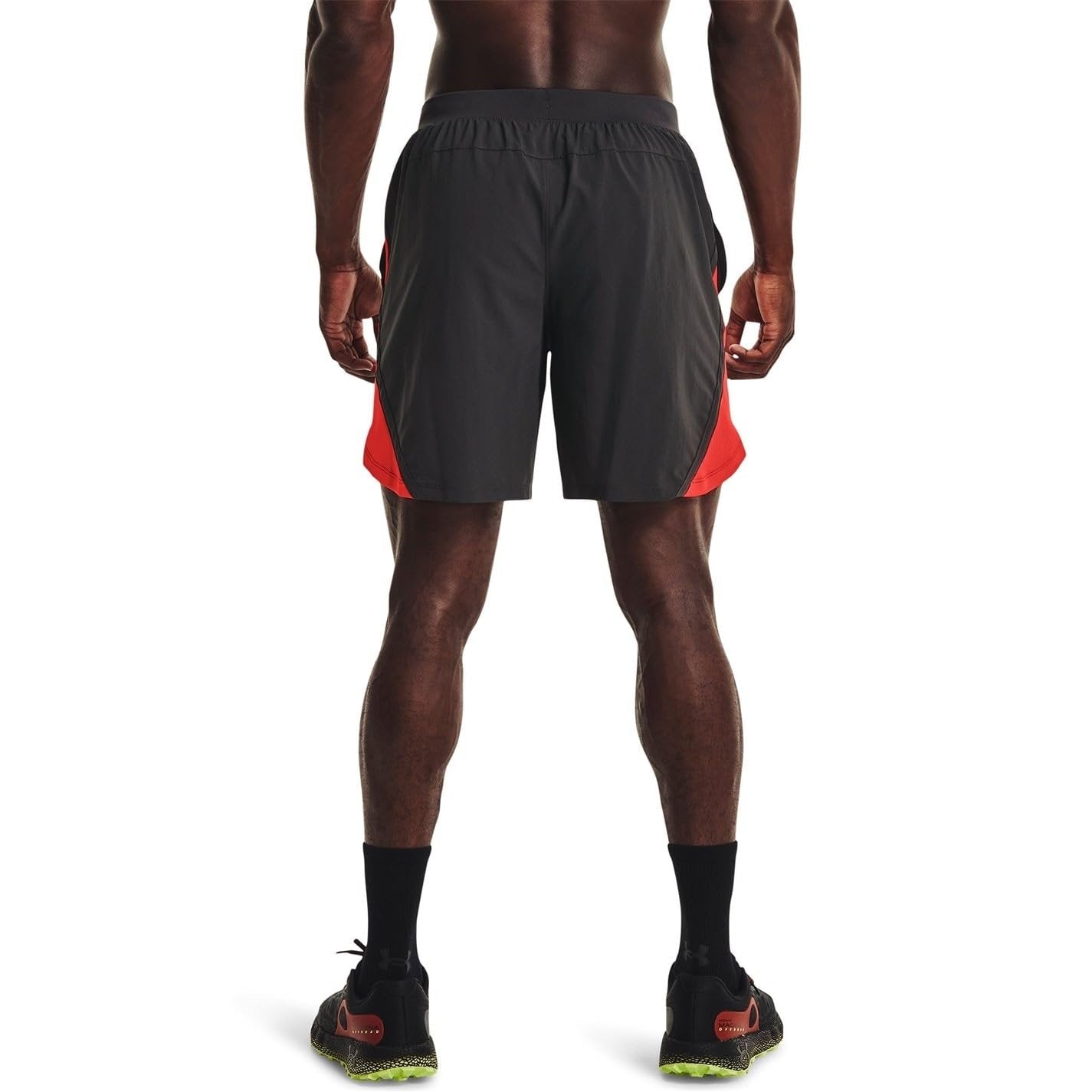 Under Armour UA Launch Running Short SW 7'' Medium Charcoal/Orange