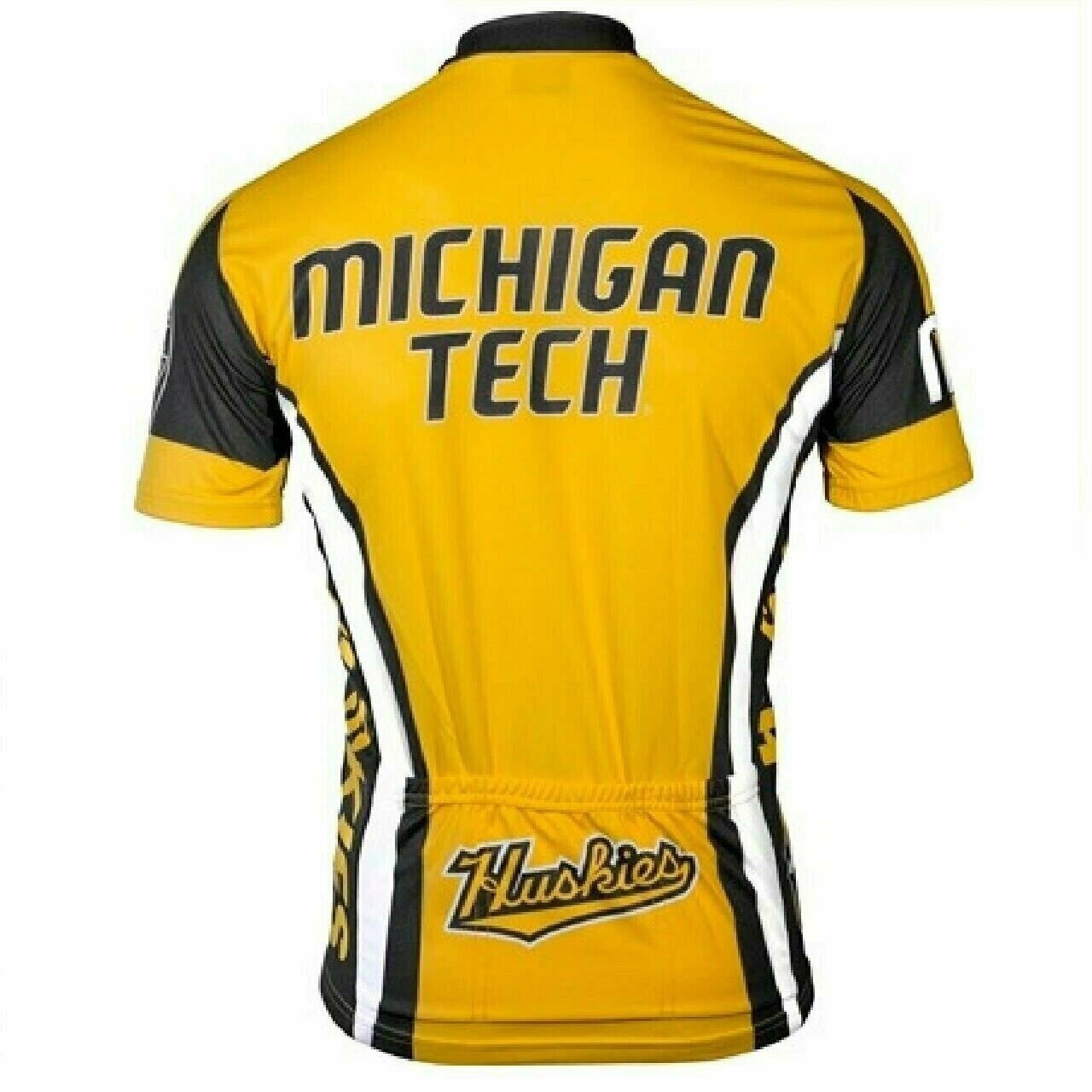 Cycling Jersey Adrenaline Promo Michigan Tech Huskies Full zip Men's