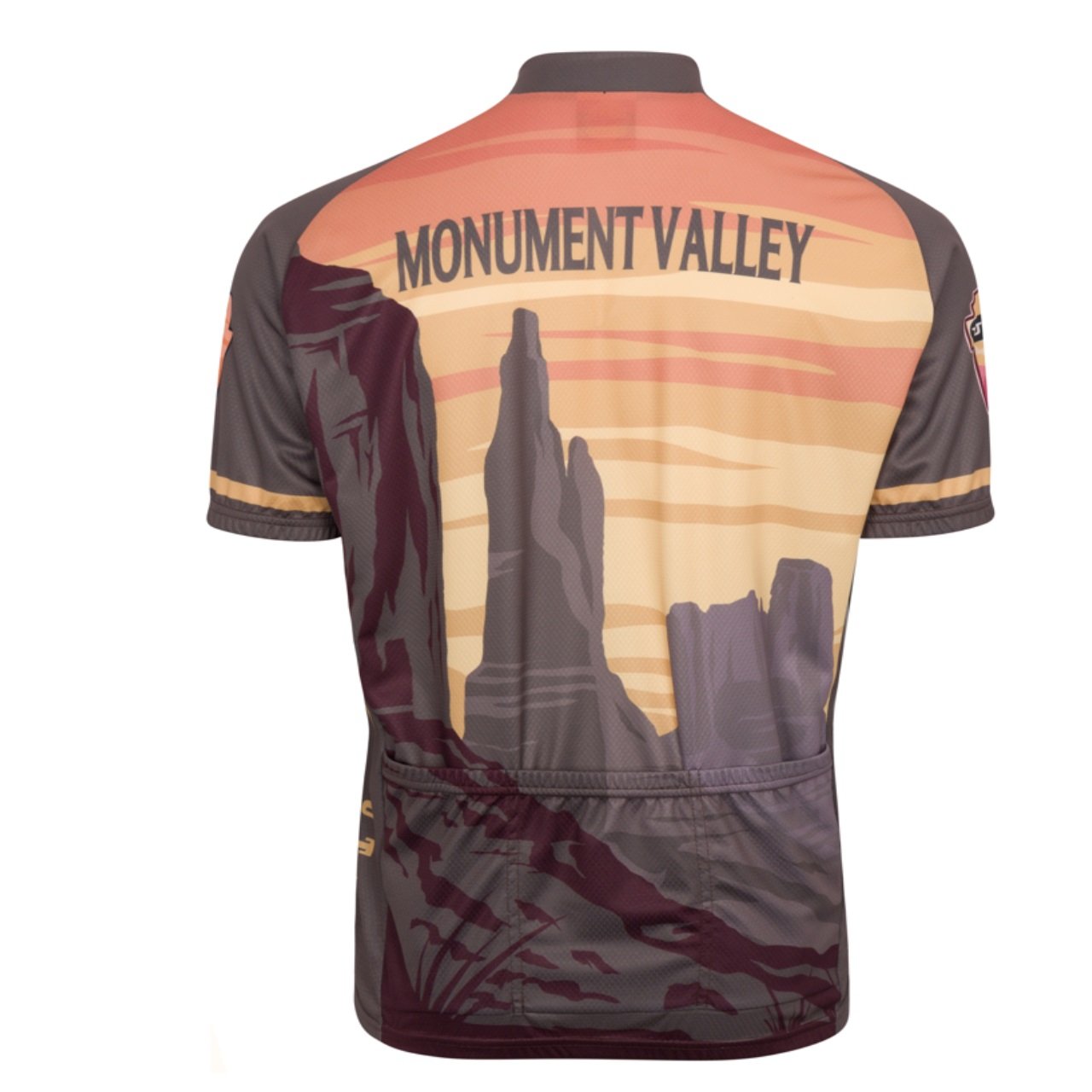 Monument Valley Park Men's Full Zip Cycling Jersey