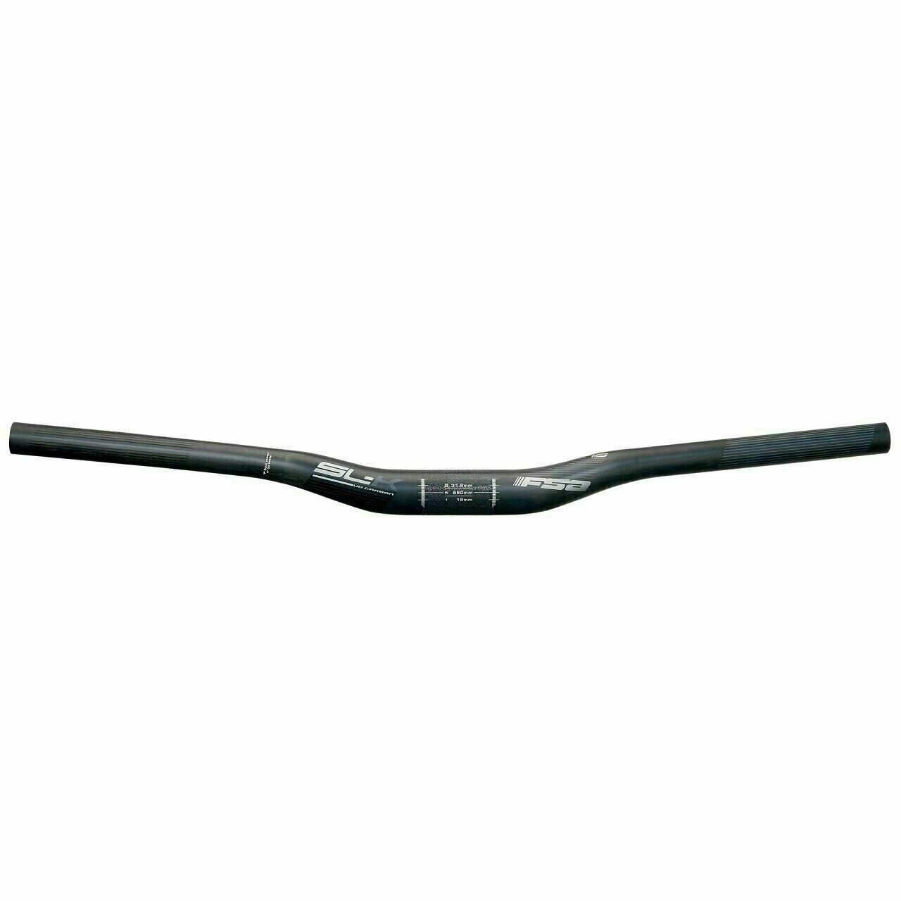 FSA SL-K Carbon/AL MTB Riser Handlebar 31.8 x 18mm x 760mm