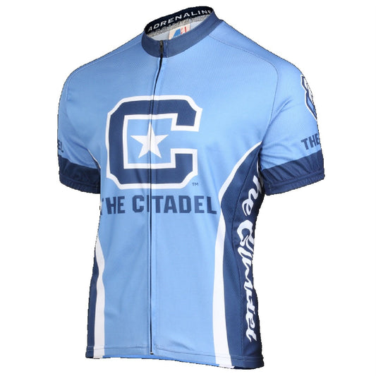 Cycling Jersey The Citadel Bulldogs Full zip Men's Short Sleeve 2023