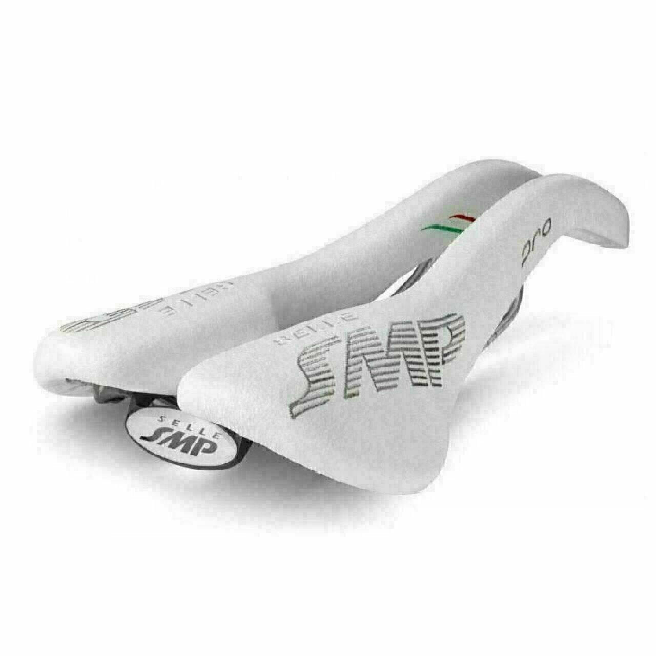 Selle SMP Pro Carbon Fiber Rail Bike Saddle Bike Seat White