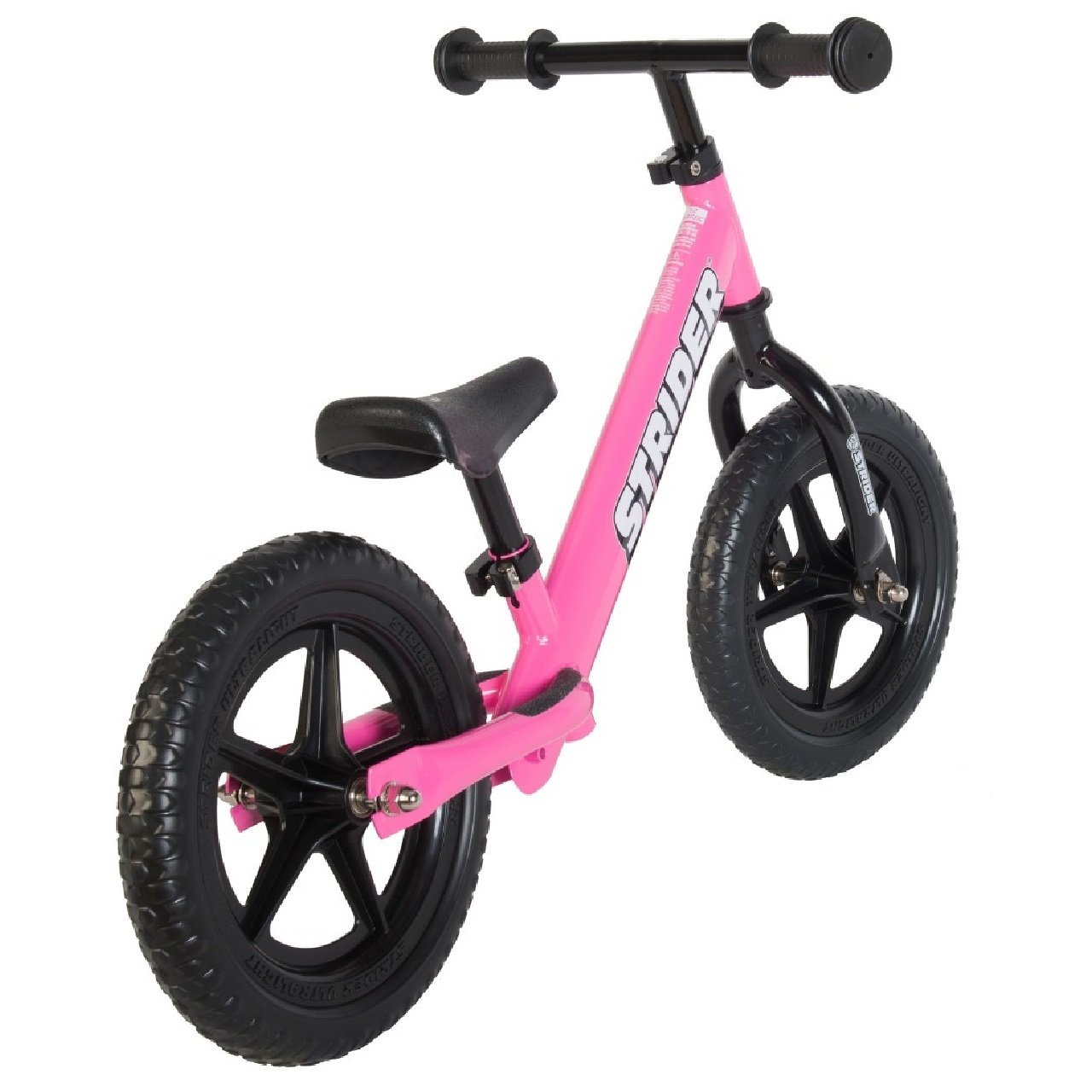 STRIDER 12 Classic Balance Bike -No-Pedal- Learn To Ride Bike Pink