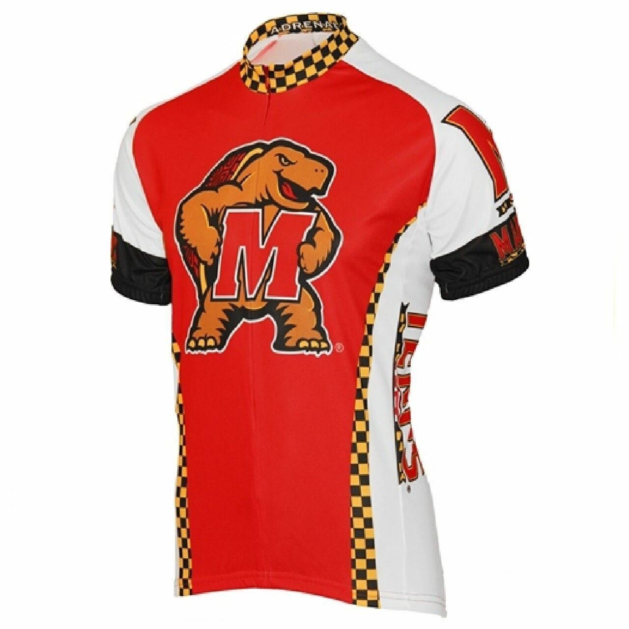 Cycling Jersey University of Maryland Terps College  Road Cycling Jersey-XL -bm1