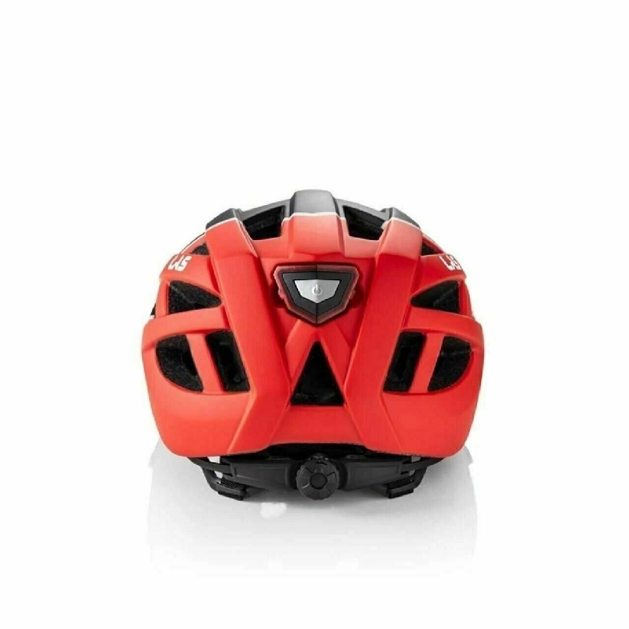 Cycling Helmet LAS Enigma Mountain Bike Helmet w/Removable Visor Black/Red