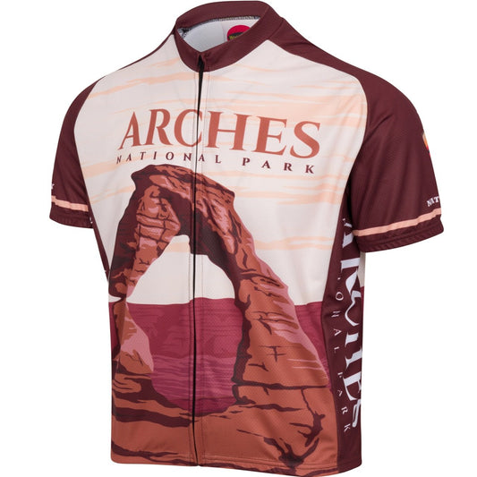 Aches National Park Men's Full Zip Cycling jersey