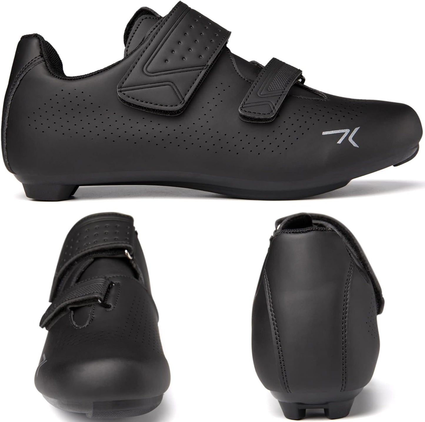 Ultiant Cycling Shoes Compatible with Pelaton or Road Bike with cleats (Black,41)