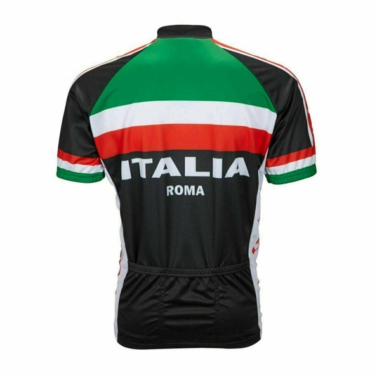 Cycling Jersey Italia Roma Italy  Short sleeve Full zip men's cycling jersey