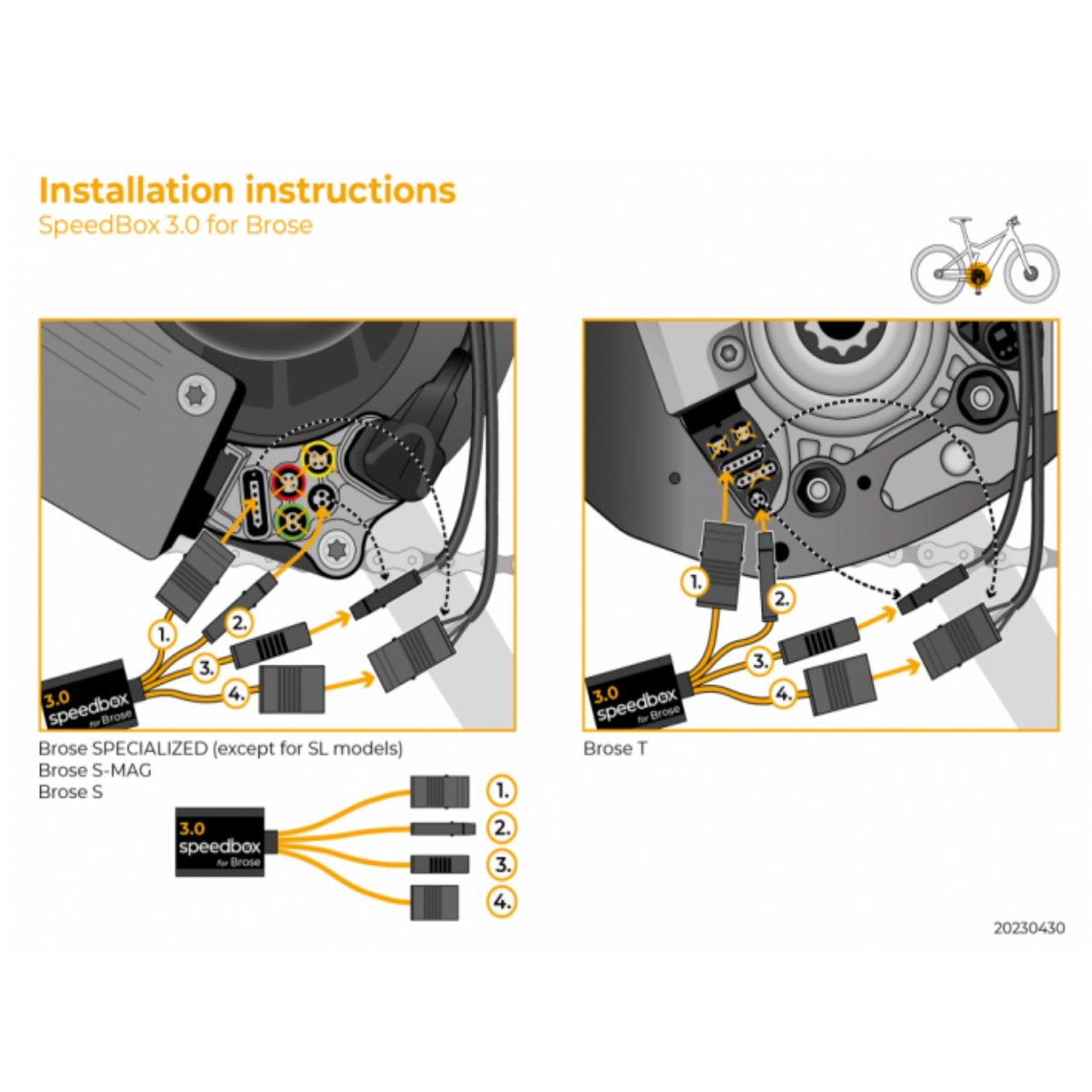 SpeedBox 3.0 Tuning Fits Brose (fits Brose SPECIALIZED (except for SL models)