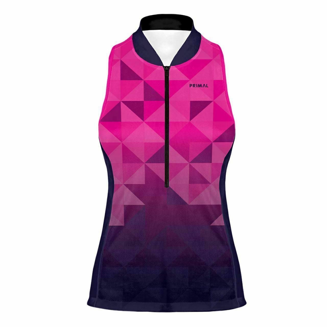 Cycling Jersey Primal Wear Trimotif Purple Women's Racerback Sleeveless